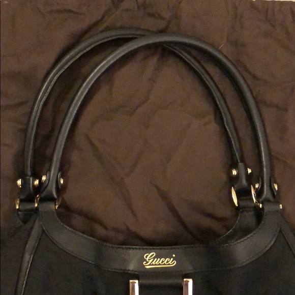 Authentic Gucci "GG" canvas large hobo - Picture 8 of 8